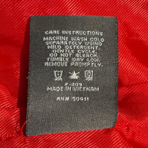 Vince Canuto Womens Parka Mid-Length Winter Red Hooded Jacket Size XS - Picture 5 of 10